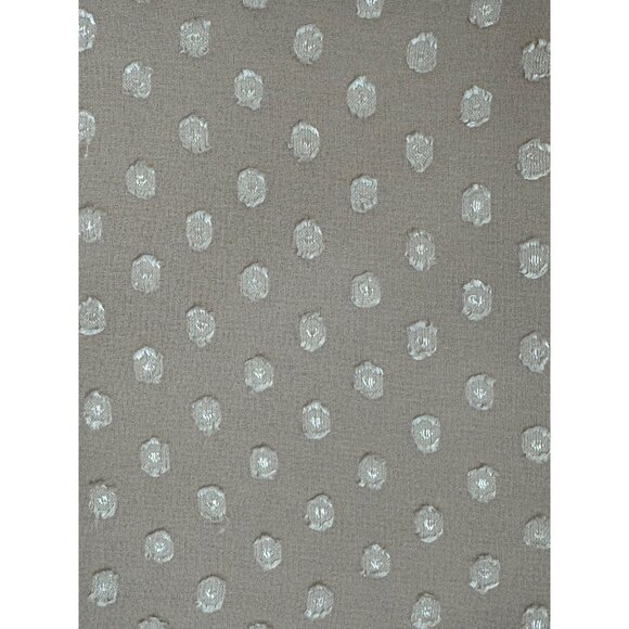 DR2 by Daniel‎ Rainn Soft Pink Swiss Dot Tie-Neck Blouse Size M Top Shirt Tunic - Picture 5 of 7